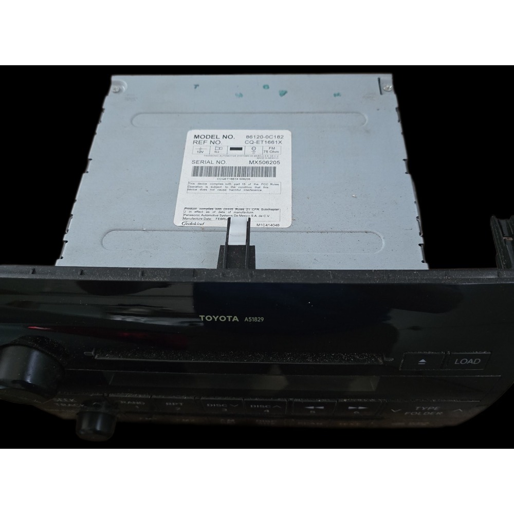 OEM AM/FM single CD player radio unit for a 2007-2013 Toyota Tundra or Sequoia - Picture 3 of 7